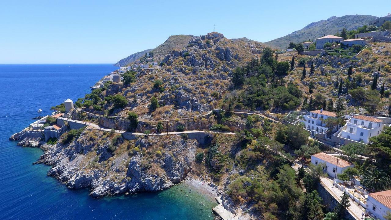 Douskos Beach House Apartman Ídra Kültér fotó
