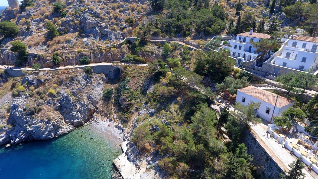 Douskos Beach House Apartman Ídra Kültér fotó